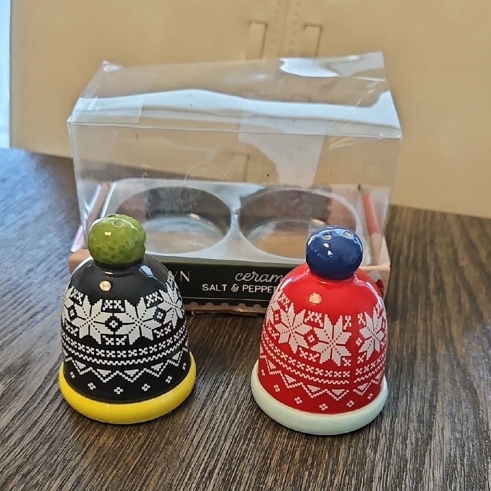 Festive Ceramic Salt and Pepper Shakers